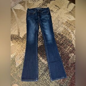 American Eagle Outfitters Dark Blue Flare Jeans